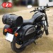 Alforjas Rígidas para Kawasaki W800 mod, SAHARA Clover - Específica 