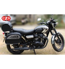 Borse Laterali Rigide per Kawasaki W800 mod, SAHARA Clover - Specifiche