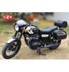 Borse Laterali Rigide per Kawasaki W800 mod, SAHARA Clover - Specifiche