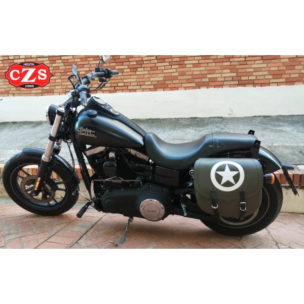 Dyna with saddlebags hot sale