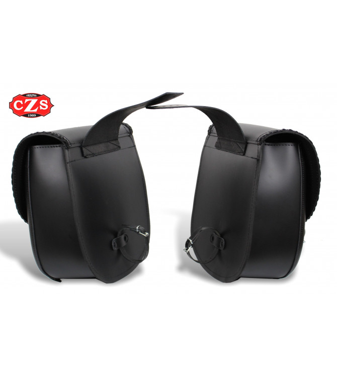 Satteltaschen für Yamaha Virago 250 mod, TEBAS Klassische 