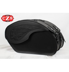 Saddlebags for Indian Chief, Chief Bobber and Chief Dark Horse 2020 to present - Color Black