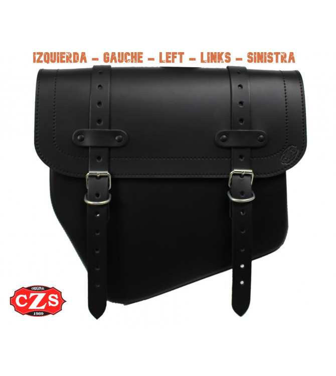 Borsa laterale TITAN universale per moto Custom - Classic - Cafe Racer - Scrambler - Bobber