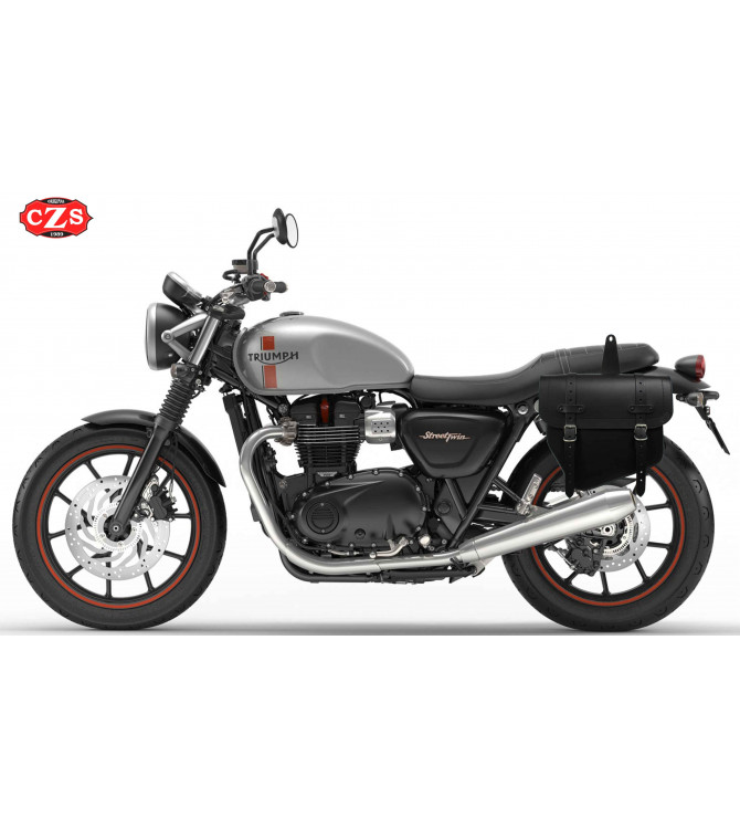 TITAN Universal saddlebag for Custom - Classic - Cafe Racer - Scrambler - Bobber motorcycles