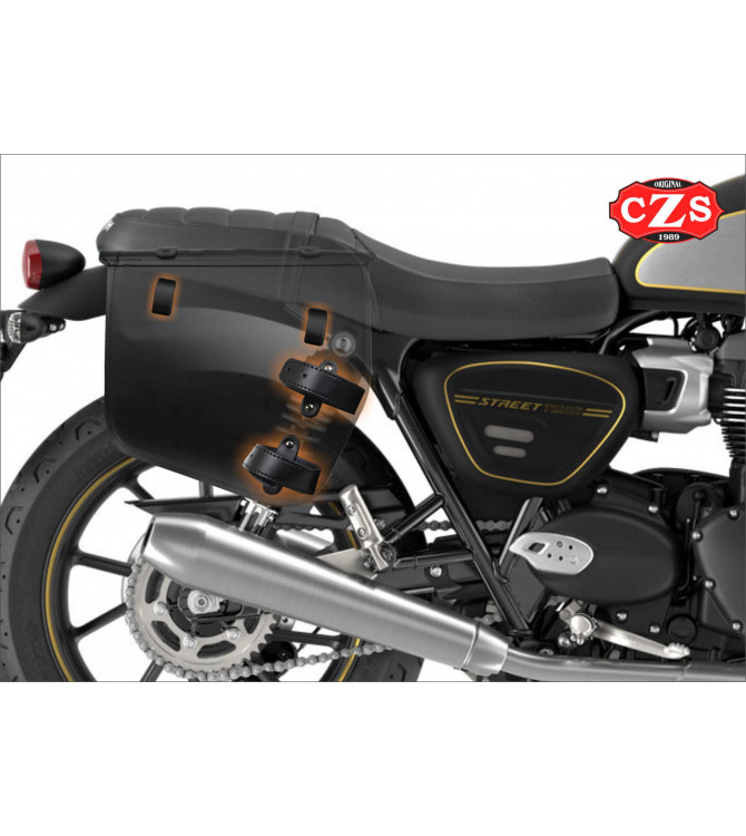 Sacoche universelle TITAN pour motos Custom - Classic - Cafe Racer - Scrambler - Bobber