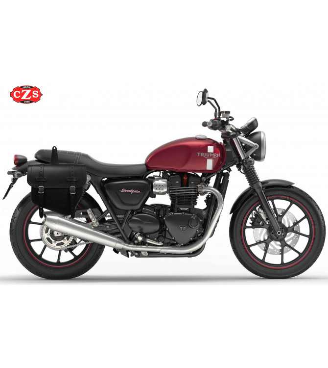Sacoche universelle TITAN pour motos Custom - Classic - Cafe Racer - Scrambler - Bobber