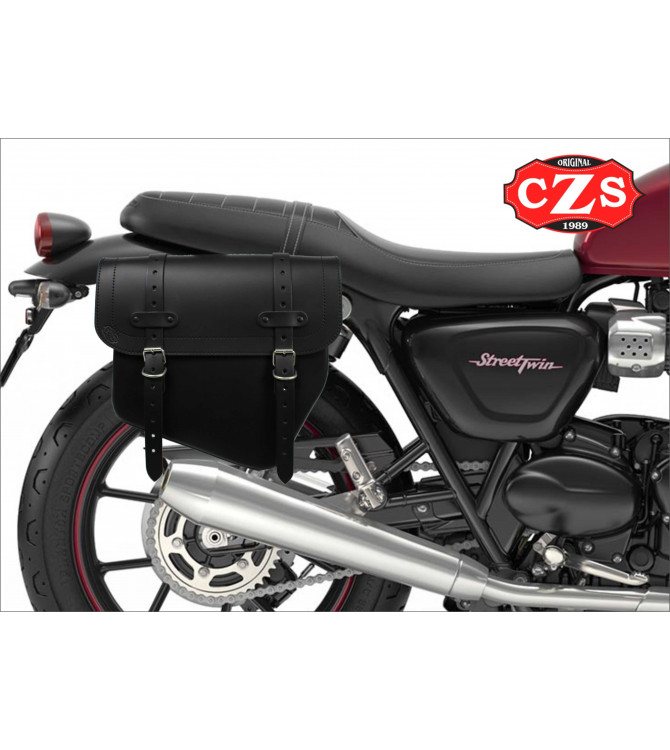 Sacoche universelle TITAN pour motos Custom - Classic - Cafe Racer - Scrambler - Bobber