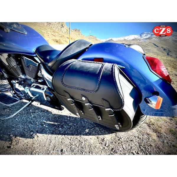 Vtx 1300 hard discount saddlebags