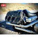 Rigid Saddlebags for Dyna Super Glide  Harley Davidson mod, SUPER STAR Basic - Braided - Specific