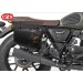 Sacoche en cuir EPSILON pour Royal Enfield Interceptor 650 - Noir