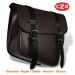 Borsa laterale in pelle EPSILON per Royal Enfield Interceptor 650 - Nera