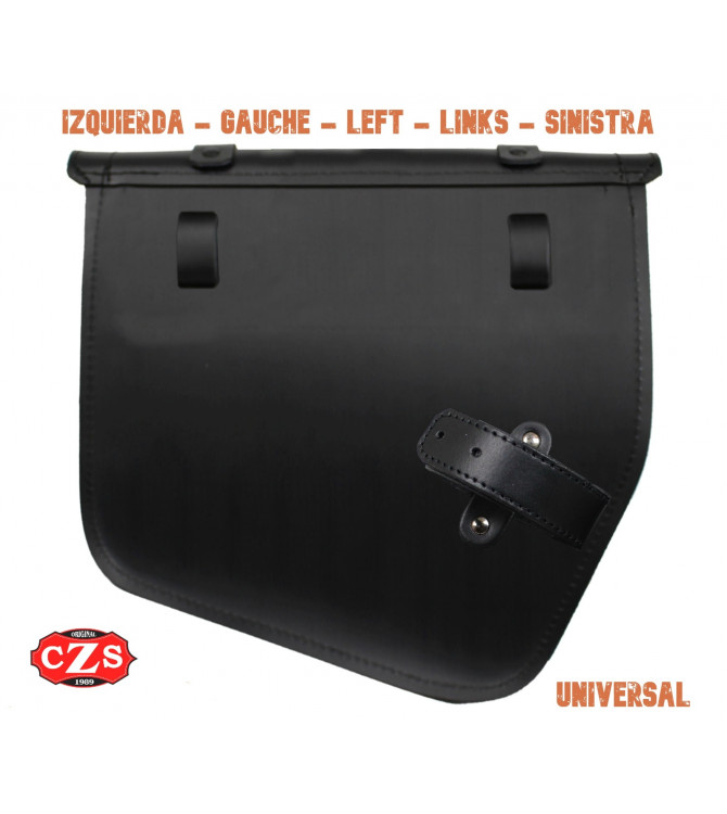 TITAN Universal-Satteltasche für Custom-,Classic-Cafe Racer-Scrambler und Bobber Motorräder