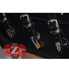 Alforjas para Kawasaki Vulcan 500 mod, IBER Tribal Redondo Basicas