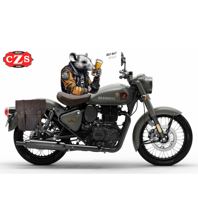Alforja CENTURION para Royal Enfield Classic 350-500 desde 2021 - Especifica - Old Rat