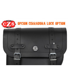 Satteltasche CENTURION für Royal Enfield Classic 350-500 ab 2021 - spezifiziert - schwarz