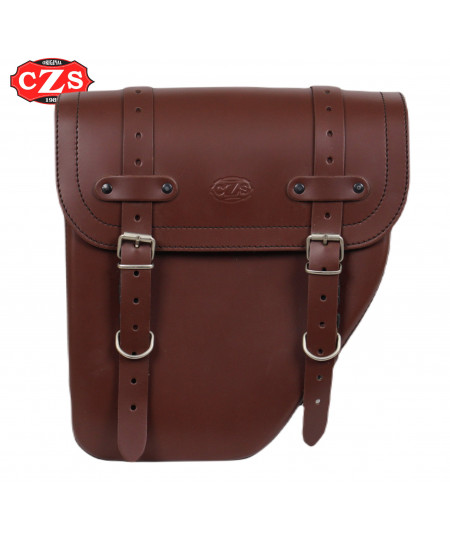 Satteltaschen-Set für Moto Guzzi V7 III mod, CENTURION Basic Adaptable - Braun