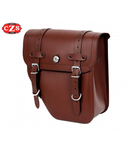 Satteltaschen-Set für Moto Guzzi V7 III mod, CENTURION Basic Adaptable - Braun