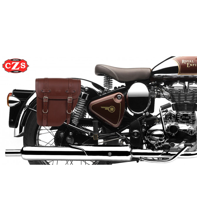 Alforja CENTURION para Royal Enfield Bullet Classic - Especifica - Derecha