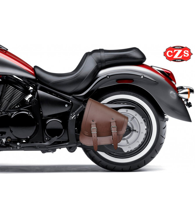 bisaccia per Kawasaki Vulcan 900 mod, GADIZ Specifico Base - Marrone -