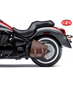 bisaccia per Kawasaki Vulcan 900 mod, GADIZ Specifico Base - Marrone -