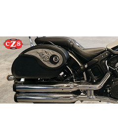 Casseforge rigide VENDETTA Palla 8 Fiamme per Indian Scout Sixty