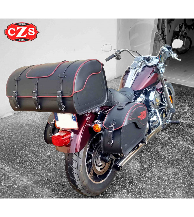 BIG-FOOT avec des profils de couleur bordeaux