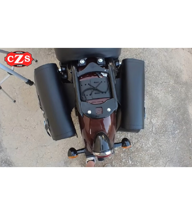 Set of ALHAMA saddlebags for Benelli Imperiale 400