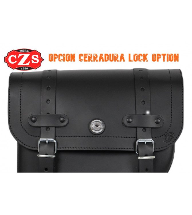 saddlebag CENTURION for Royal Enfield Classic 350-500 from 2021 - Specified - Black