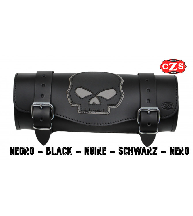 Custom Tool bag Vintage Flammen Schädel