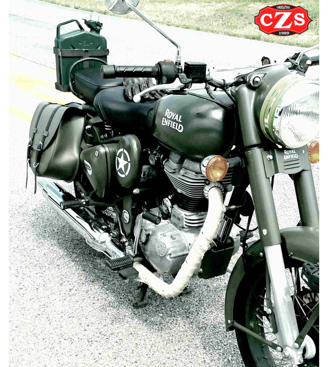 saddlebag Royal Enfield Battle Green