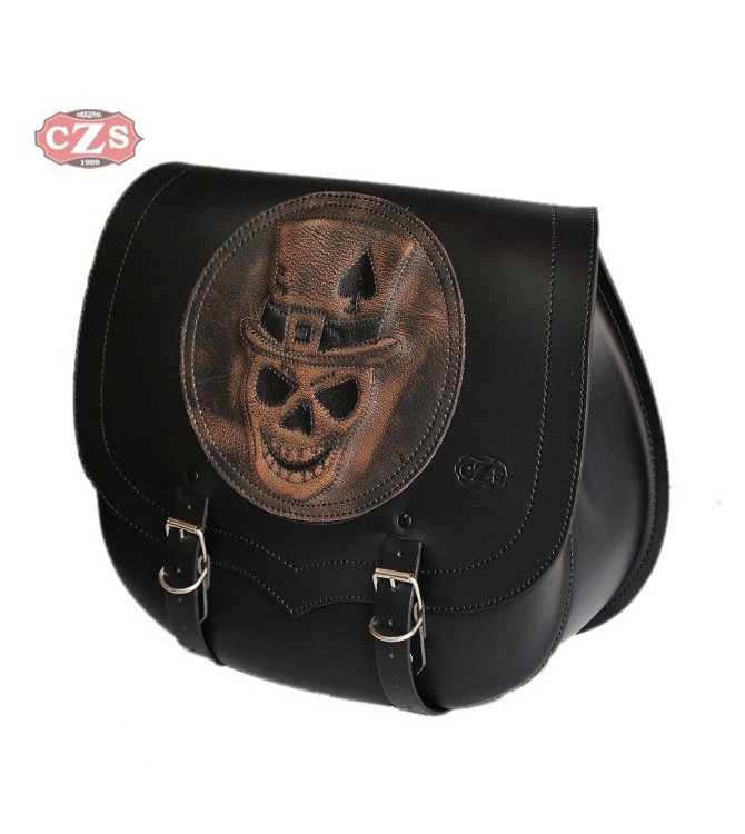 Set alforjas Sportster Harley Davidson SPARTA Willie Skull  Específica