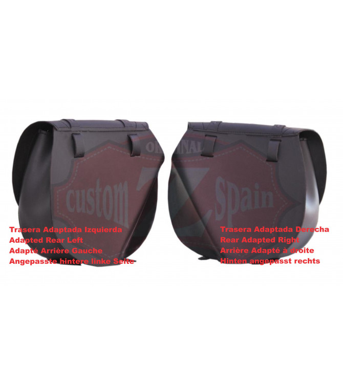 Set alforjas Sportster Harley Davidson SPARTA Willie Skull  Específica