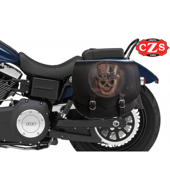 Set alforjas Sportster Harley Davidson SPARTA Willie Skull  Específica