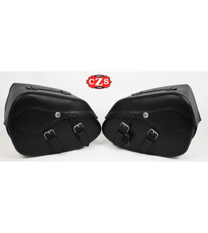 Sacoches pour Dyna Harley Davidson mod, LEPANTO Basique - Creuse Amortisseur - 