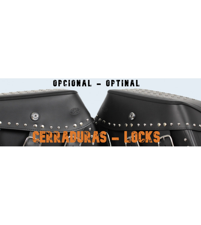 Packtaschen für Harley Davidson Sportster 883 mod, PIZARRO  Basic - Specific