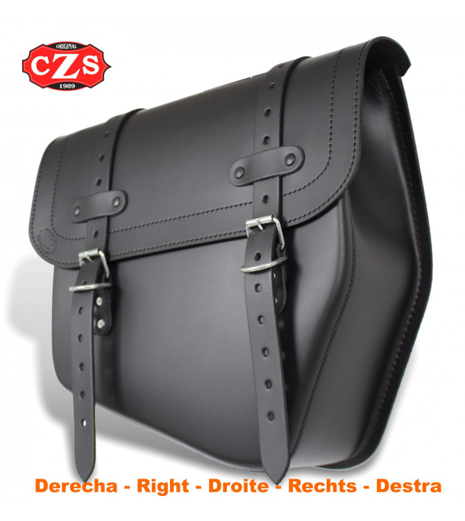Borsa laterale in pelle EPSILON per Royal Enfield Interceptor 650