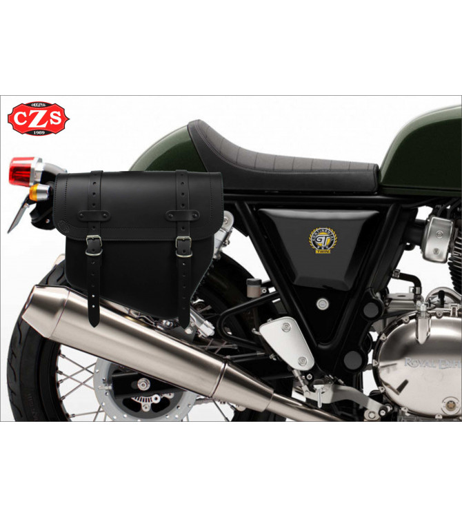 EPSILON Leder-Satteltasche für Royal Enfield Interceptor 650