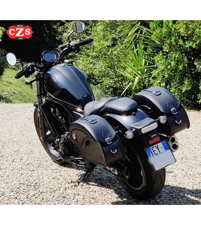 VENDETTA Basic Rigid Saddlebags for Honda Rebel CMX 1100