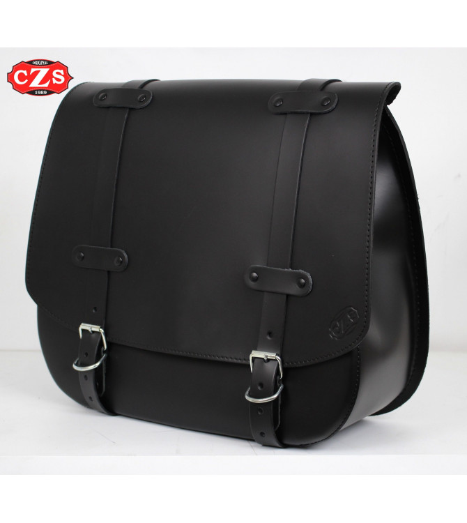 Sacoche pour Sportster Harley Davidson, ULISES Noir - Spécifique - Gauche