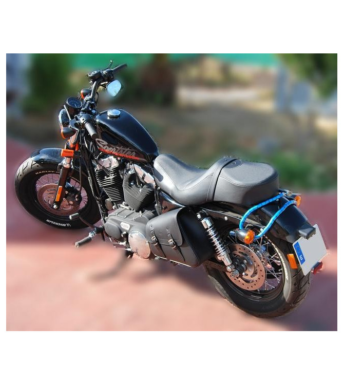 Alforja de basculante para Sportsters Harley Davidson mod, LEGION 