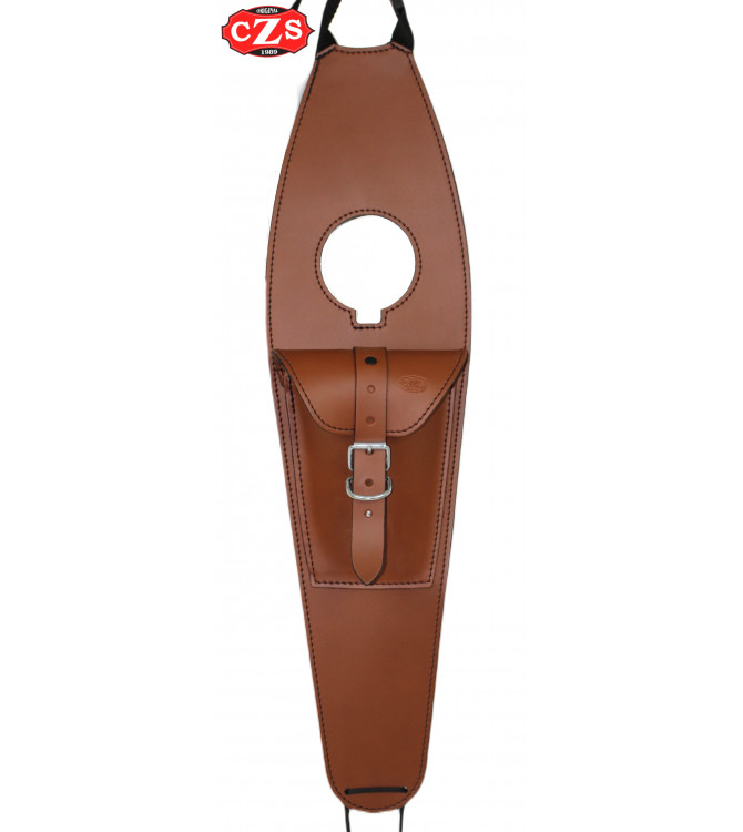 Deposit panel with pocket for Royal Enfield Interceptor GT 650 - Tank Bib - Specific