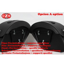 Sacoches Rigides mod, VENDETTA Basique - UNIVERSEL - Chameau - 