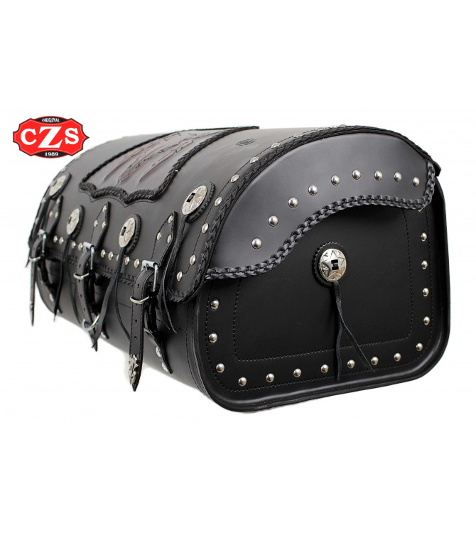 Baúl Custom Rígido DOSCAS Clásico Celtic Cráneo Toro Deluxe UNIVERSAL