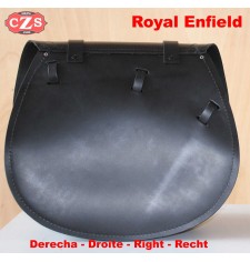 Alforja DERECHA para Royal Enfield Bullet Classic mod, BANDO Básica Específica - Negro -