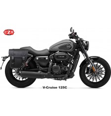 Alforja CENTURION para Keeway V-Cruise 125C - Especifica - Negro 