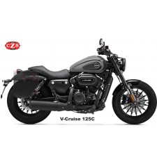 Alforja CENTURION para Keeway V-Cruise 125C - Especifica - Negro 