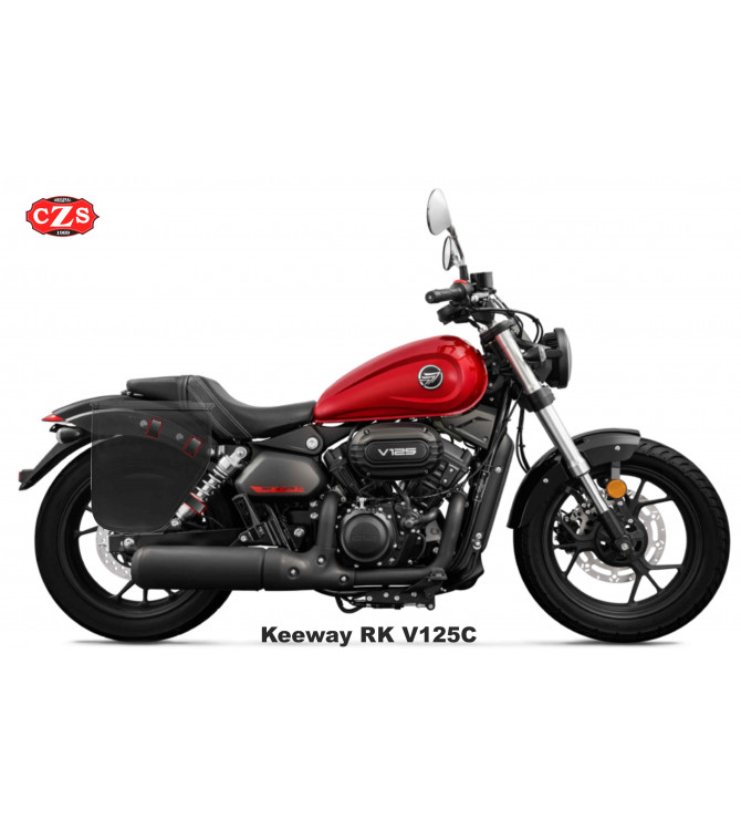 Borsa laterale CENTURION per Royal Enfield Classic 350-500 dal 2021 - specifica - nera