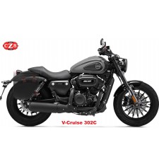 Alforja CENTURION para Keeway V-Cruise 302C - Especifica - Negro 