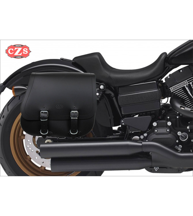 Satteltasche für Dyna Harley Davidson mod, BANDO Basis - Hohl für Stoßdämpfer - LINKS