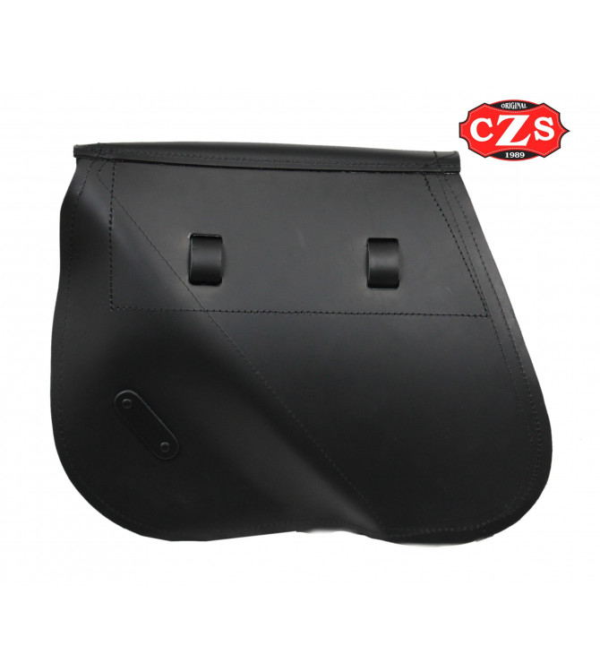 Alforja de cuero para Dyna Harley Davidson - SCIPION con Hueco amortiguador - Especifica